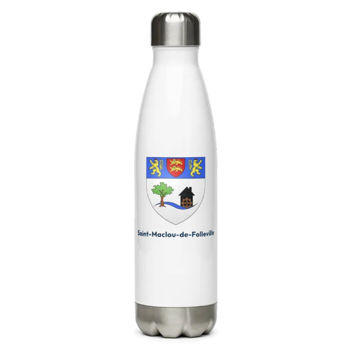 Gourde inox blason de Saint-Maclou-de-Folleville