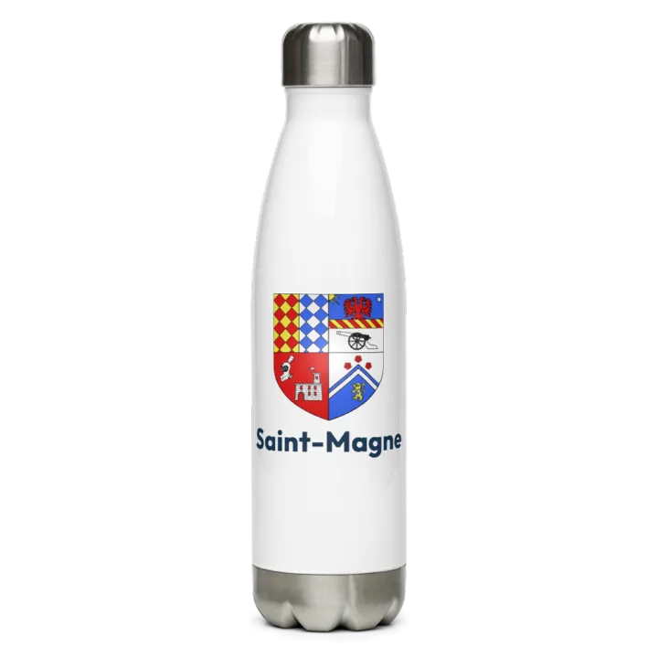 Gourde inox — blason de Saint-Magne