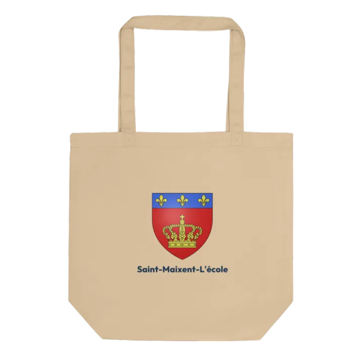 Tote bag coton bio — blason de Saint-Maixent-l'École