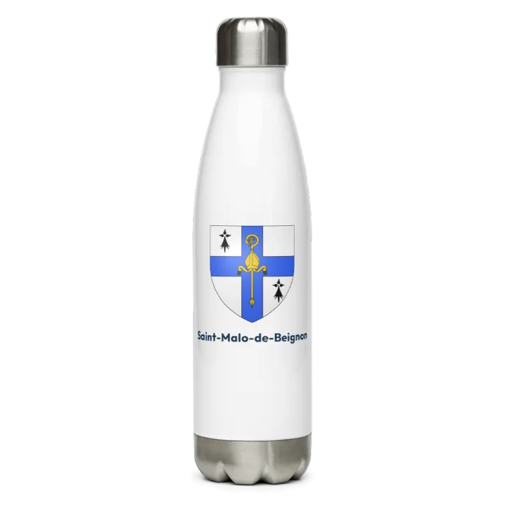 Gourde inox blason de Saint-Malo-de-Beignon
