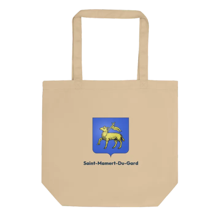 Tote bag coton bio — blason de Saint-Mamert-du-Gard