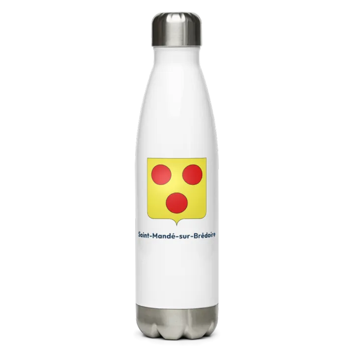 Gourde inox blason de Saint-Mandé-sur-Brédoire