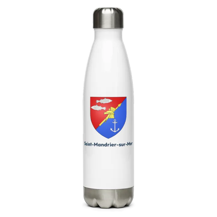 Gourde inox — blason de Saint-Mandrier-sur-Mer
