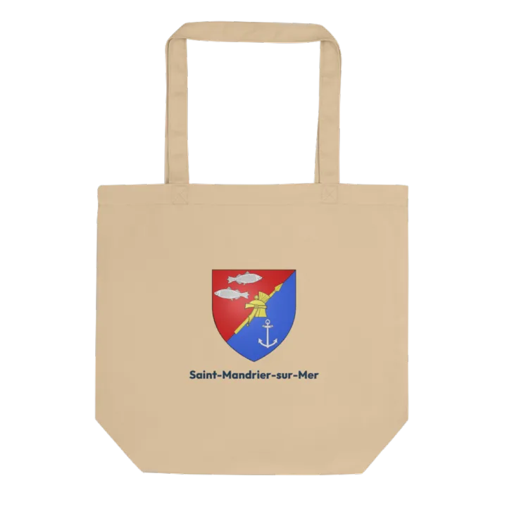 Tote bag coton bio — blason de Saint-Mandrier-sur-Mer