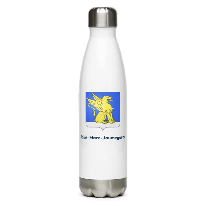 Gourde inox blason de Saint-Marc-Jaumegarde