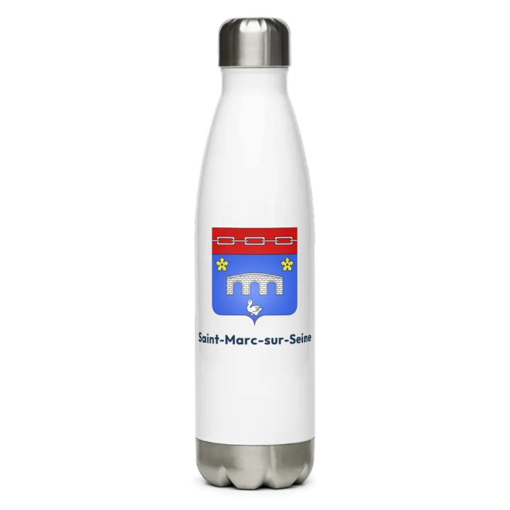 Gourde inox blason de Saint-Marc-sur-Seine