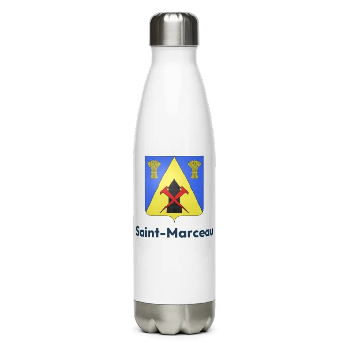 Gourde inox blason de Saint-Marceau