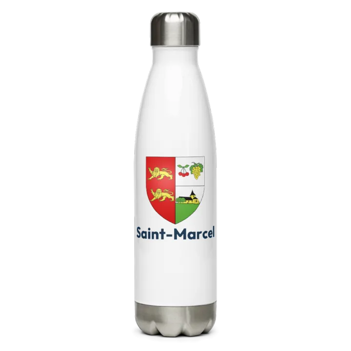Gourde inox blason de Saint-Marcel