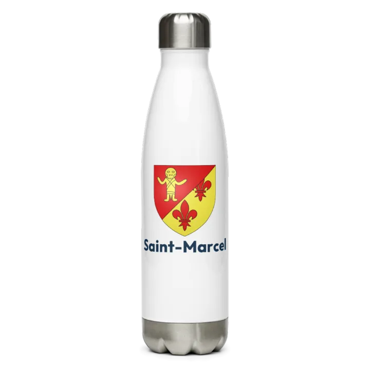 Gourde inox blason de Saint-Marcel