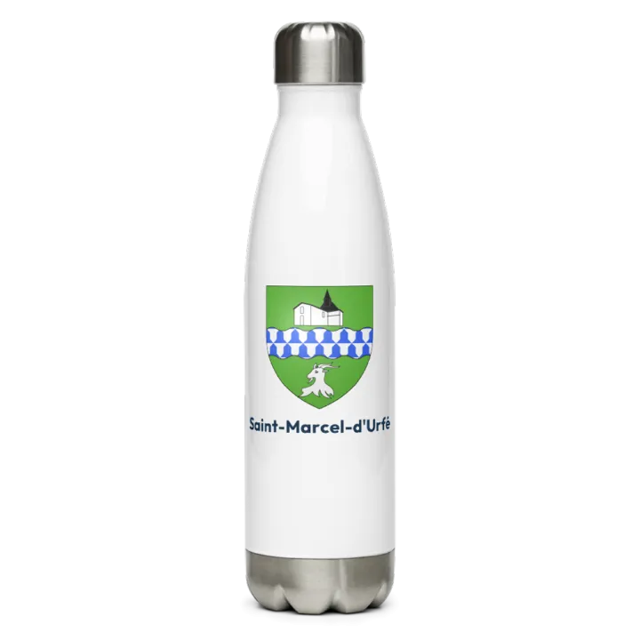 Gourde inox — blason de Saint-Marcel-d'Urfé