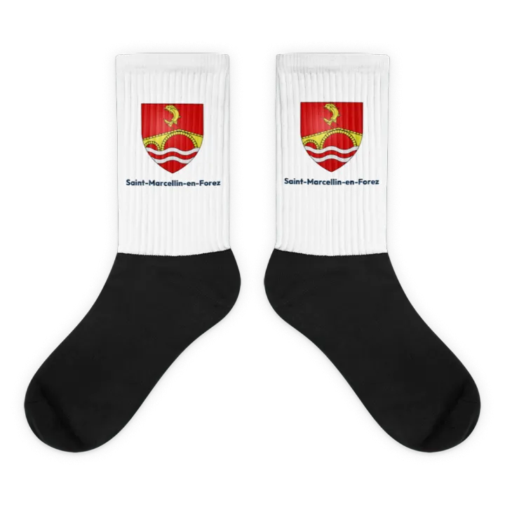 Chaussettes — blason de Saint-Marcellin-en-Forez