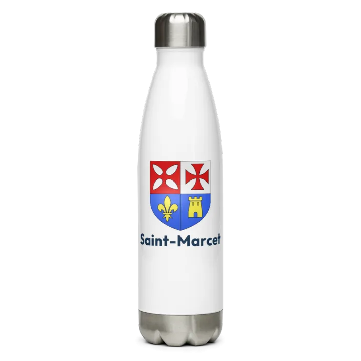 Gourde inox blason de Saint-Marcet