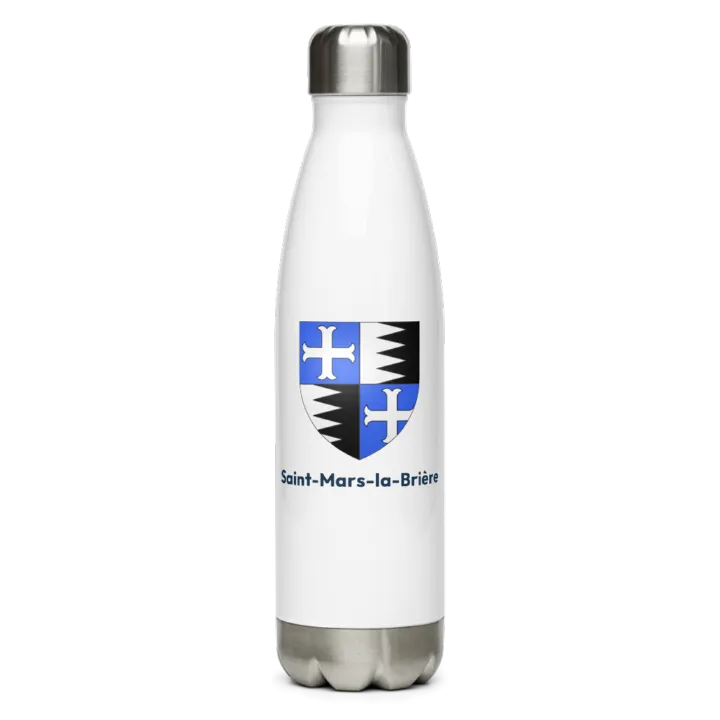 Gourde inox blason de Saint-Mars-la-Brière