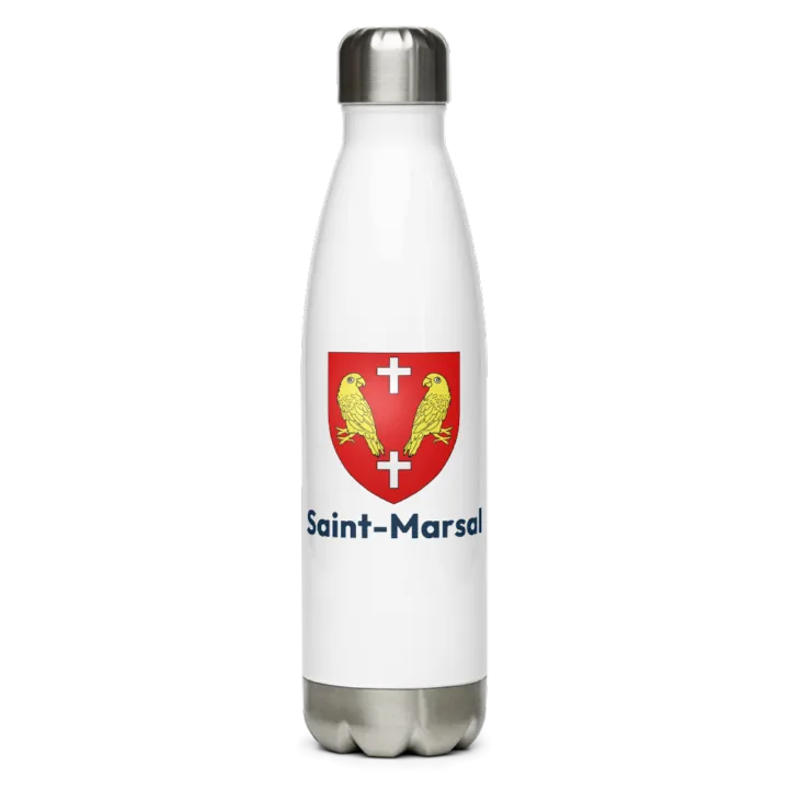Gourde inox blason de Saint-Marsal