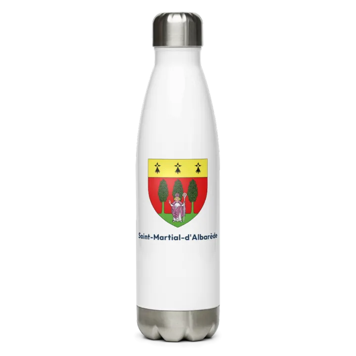 Gourde inox blason de Saint-Martial-d'Albarède