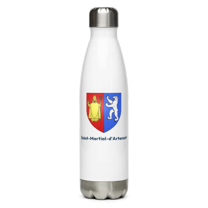 Gourde inox blason de Saint-Martial-d'Artenset