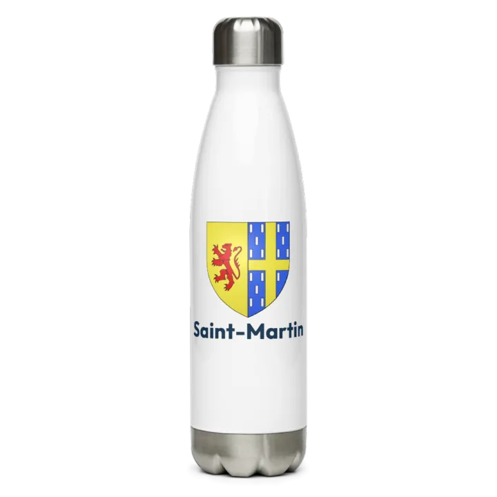 Gourde inox blason de Saint-Martin