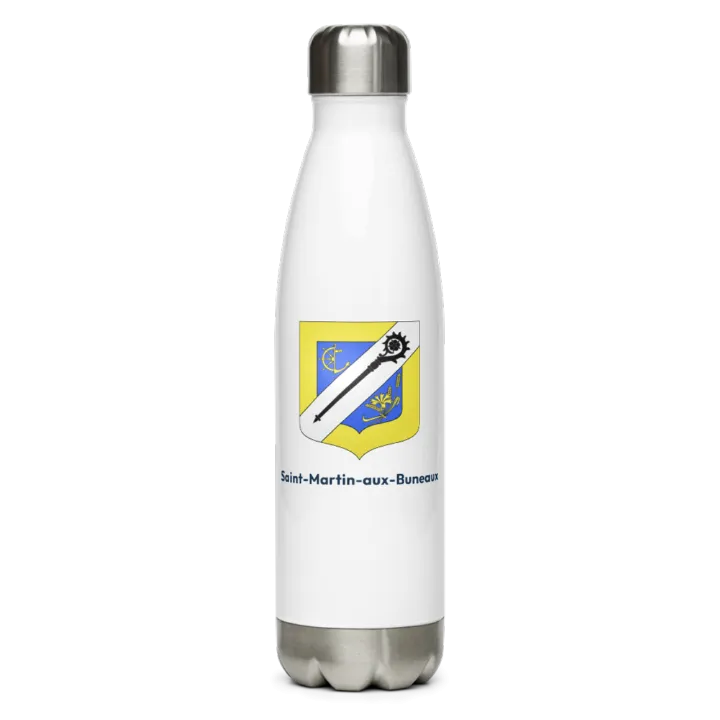 Gourde inox blason de Saint-Martin-aux-Buneaux