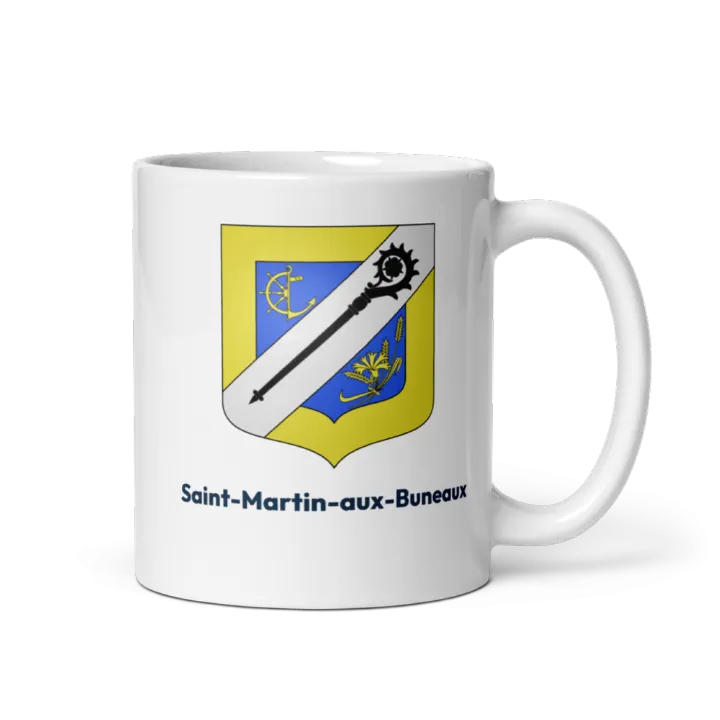 Mug blason de Saint-Martin-aux-Buneaux