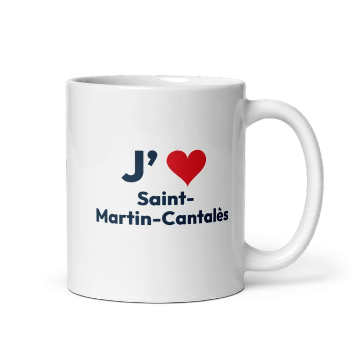 Mug « J’❤ Saint-Martin-Cantalès »