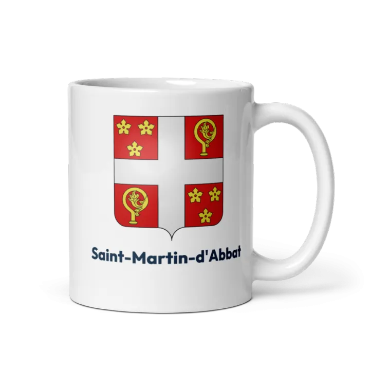 Mug blason de Saint-Martin-d'Abbat