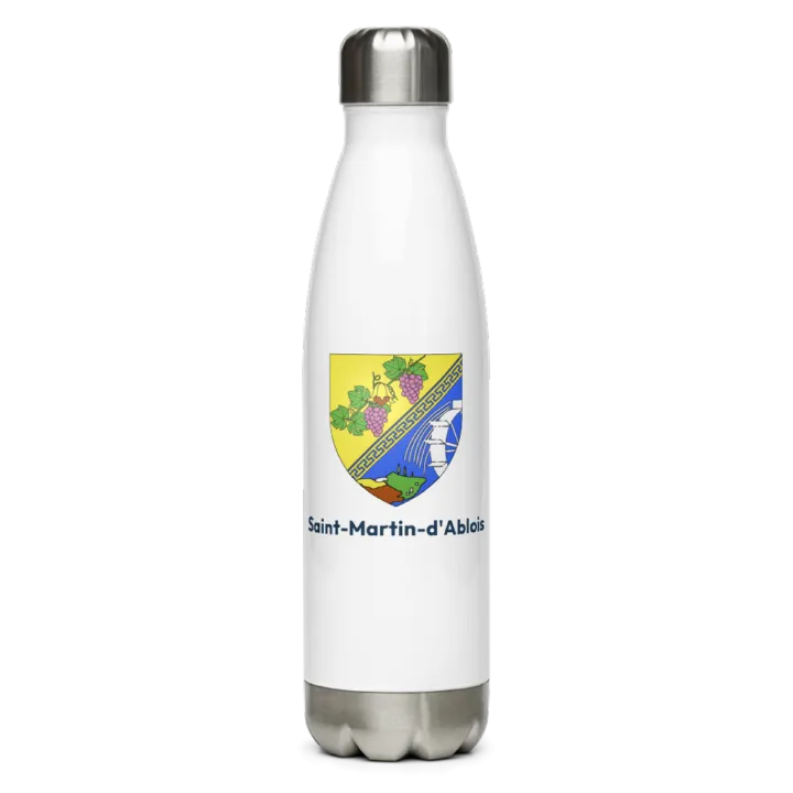 Gourde inox blason de Saint-Martin-d'Ablois