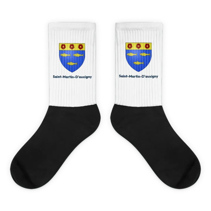 Chaussettes — blason de Saint-Martin-d'Auxigny
