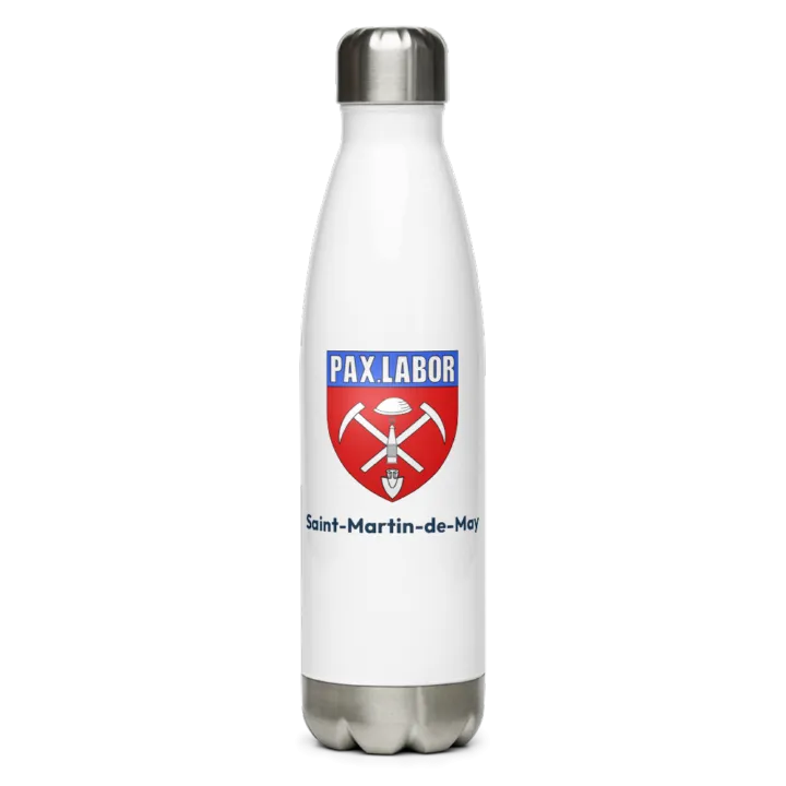 Gourde inox blason de Saint-Martin-de-May