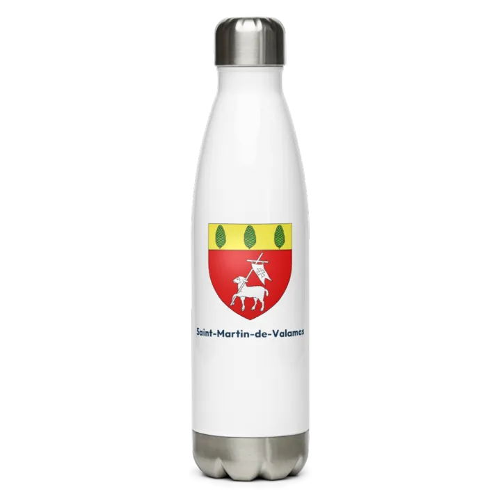 Gourde inox blason de Saint-Martin-de-Valamas