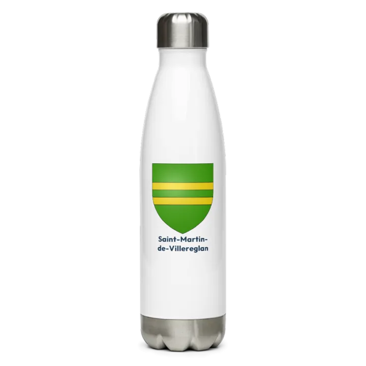 Gourde inox blason de Saint-Martin-de-Villereglan
