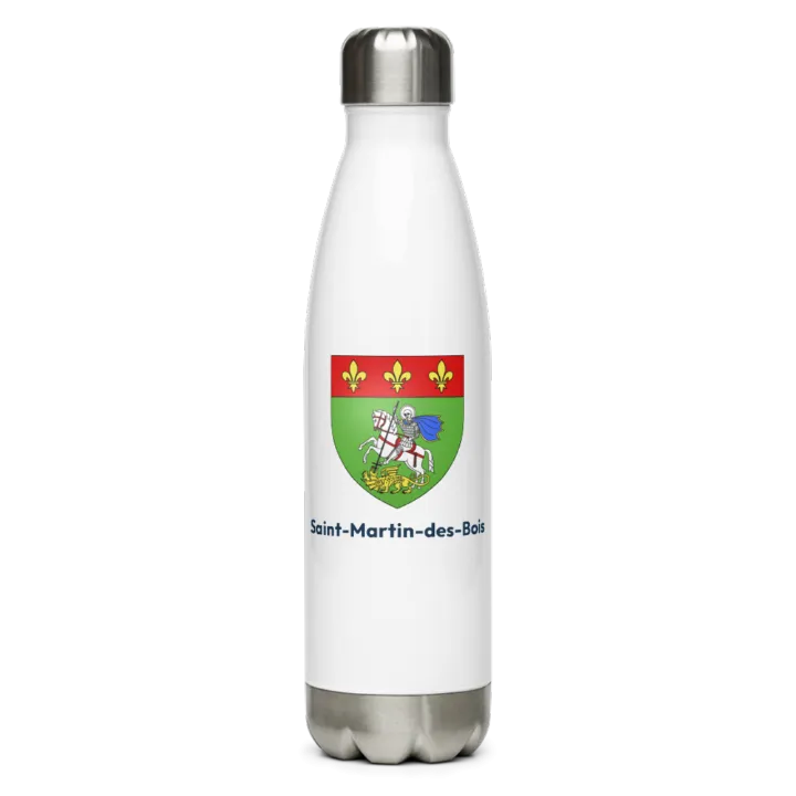 Gourde inox blason de Saint-Martin-des-Bois