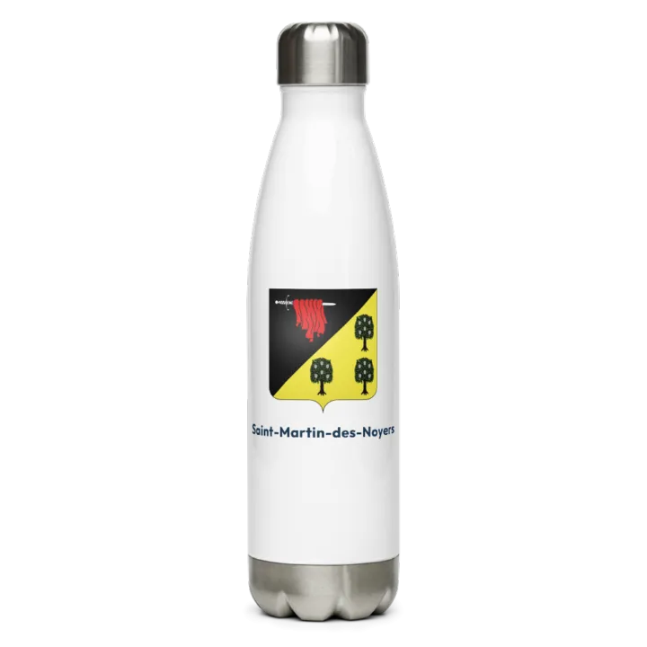 Gourde inox blason de Saint-Martin-des-Noyers