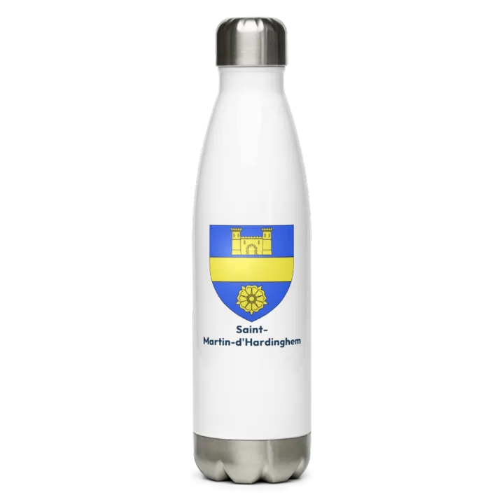 Gourde inox blason de Saint-Martin-d'Hardinghem