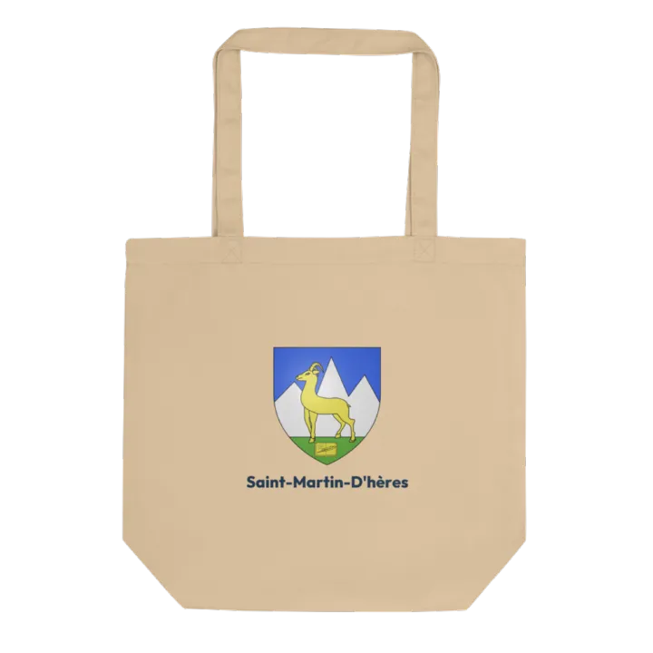 Tote bag coton bio — blason de Saint-Martin-d'Hères