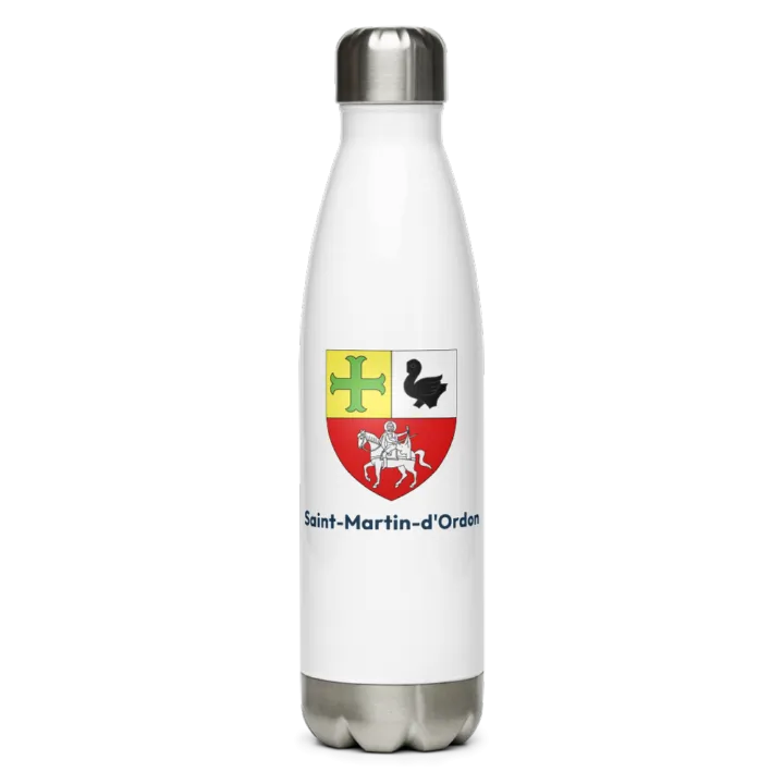 Gourde inox blason de Saint-Martin-d'Ordon