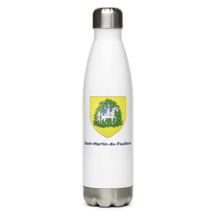 Gourde inox blason de Saint-Martin-du-Fouilloux