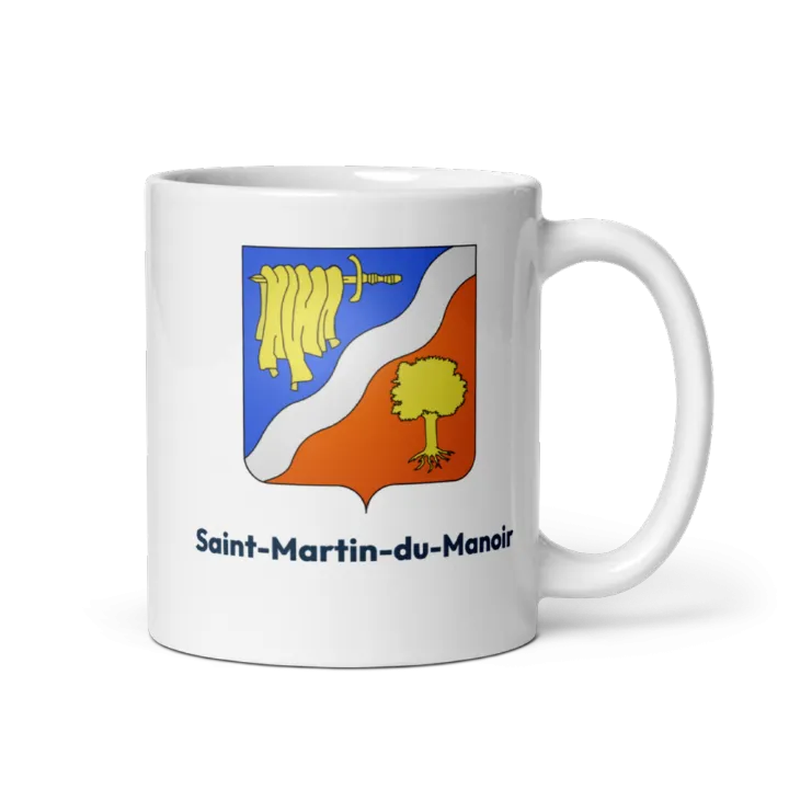 Mug blason de Saint-Martin-du-Manoir