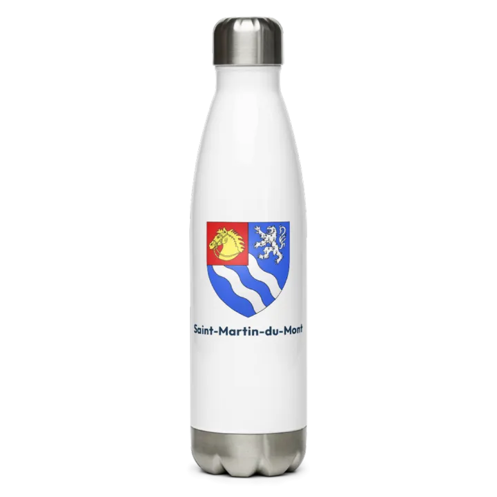Gourde inox blason de Saint-Martin-du-Mont