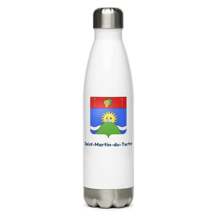 Gourde inox — blason de Saint-Martin-du-Tertre