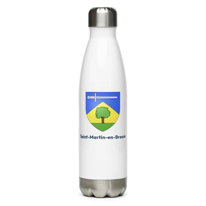 Gourde inox blason de Saint-Martin-en-Bresse