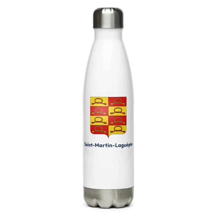 Gourde inox blason de Saint-Martin-Laguépie