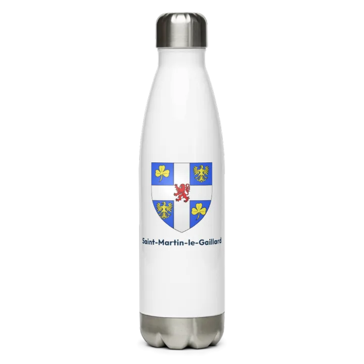 Gourde inox blason de Saint-Martin-le-Gaillard