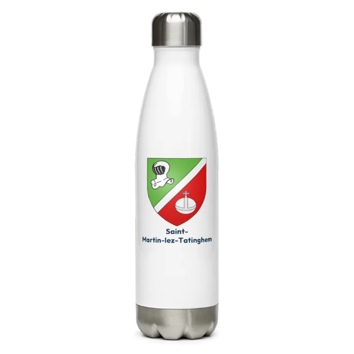 Gourde inox blason de Saint-Martin-lez-Tatinghem