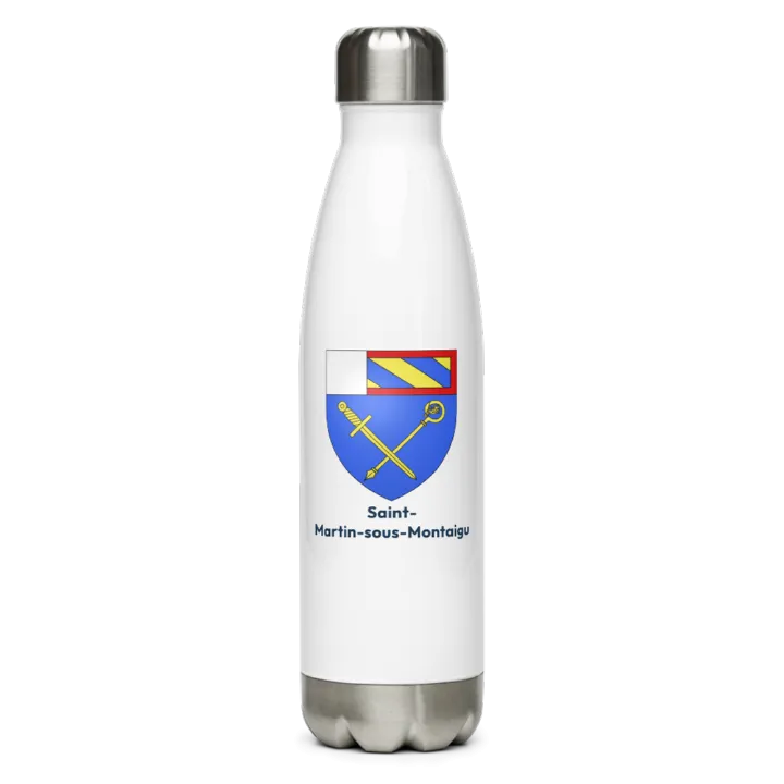 Gourde inox blason de Saint-Martin-sous-Montaigu