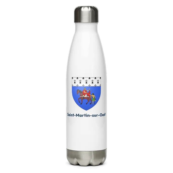 Gourde inox blason de Saint-Martin-sur-Oust