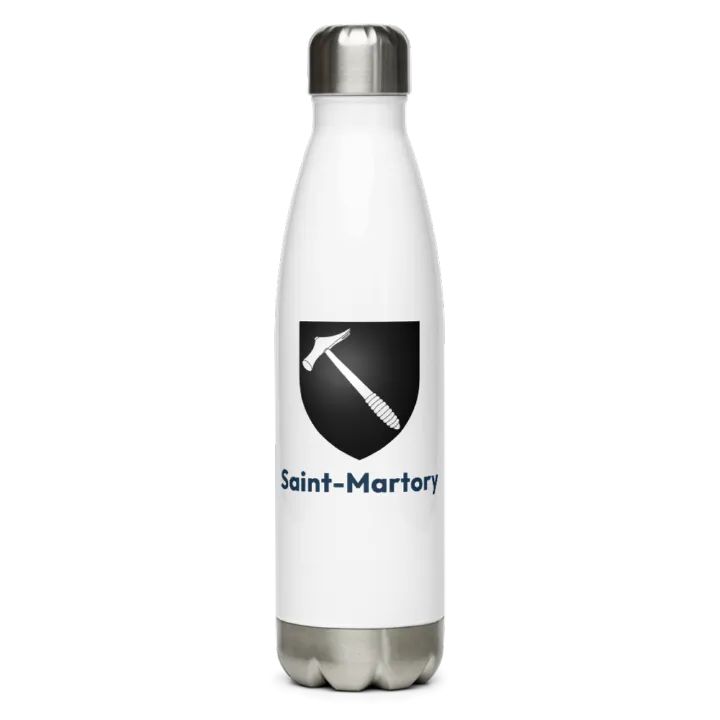 Gourde inox blason de Saint-Martory