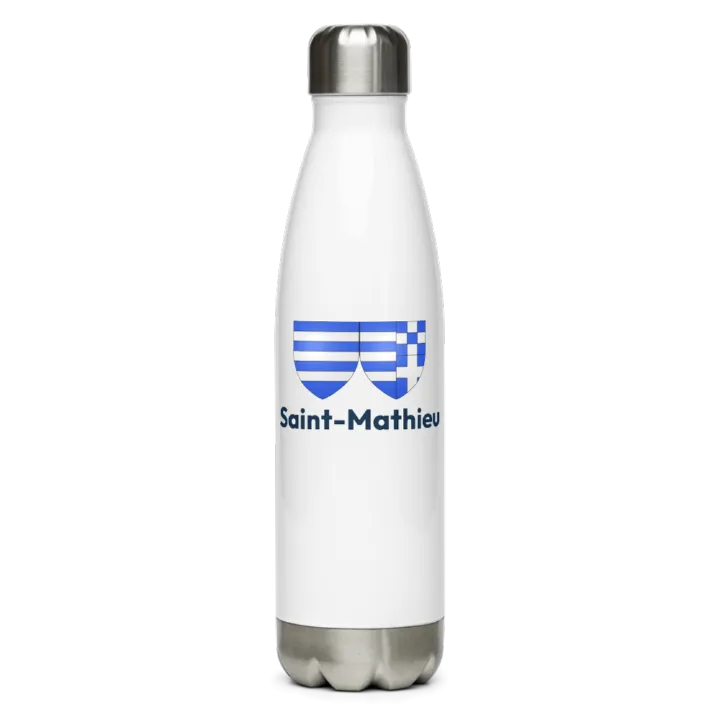 Gourde inox blason de Saint-Mathieu