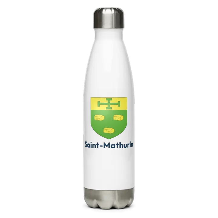 Gourde inox blason de Saint-Mathurin