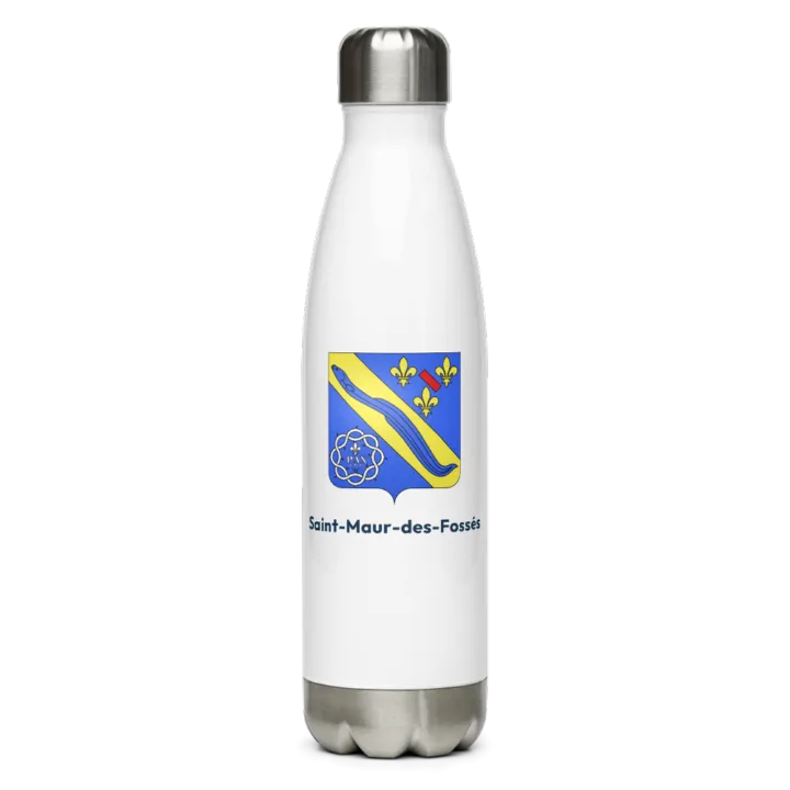 Gourde inox blason de Saint-Maur-des-Fossés