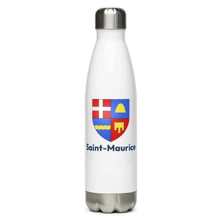 Gourde inox blason de Saint-Maurice